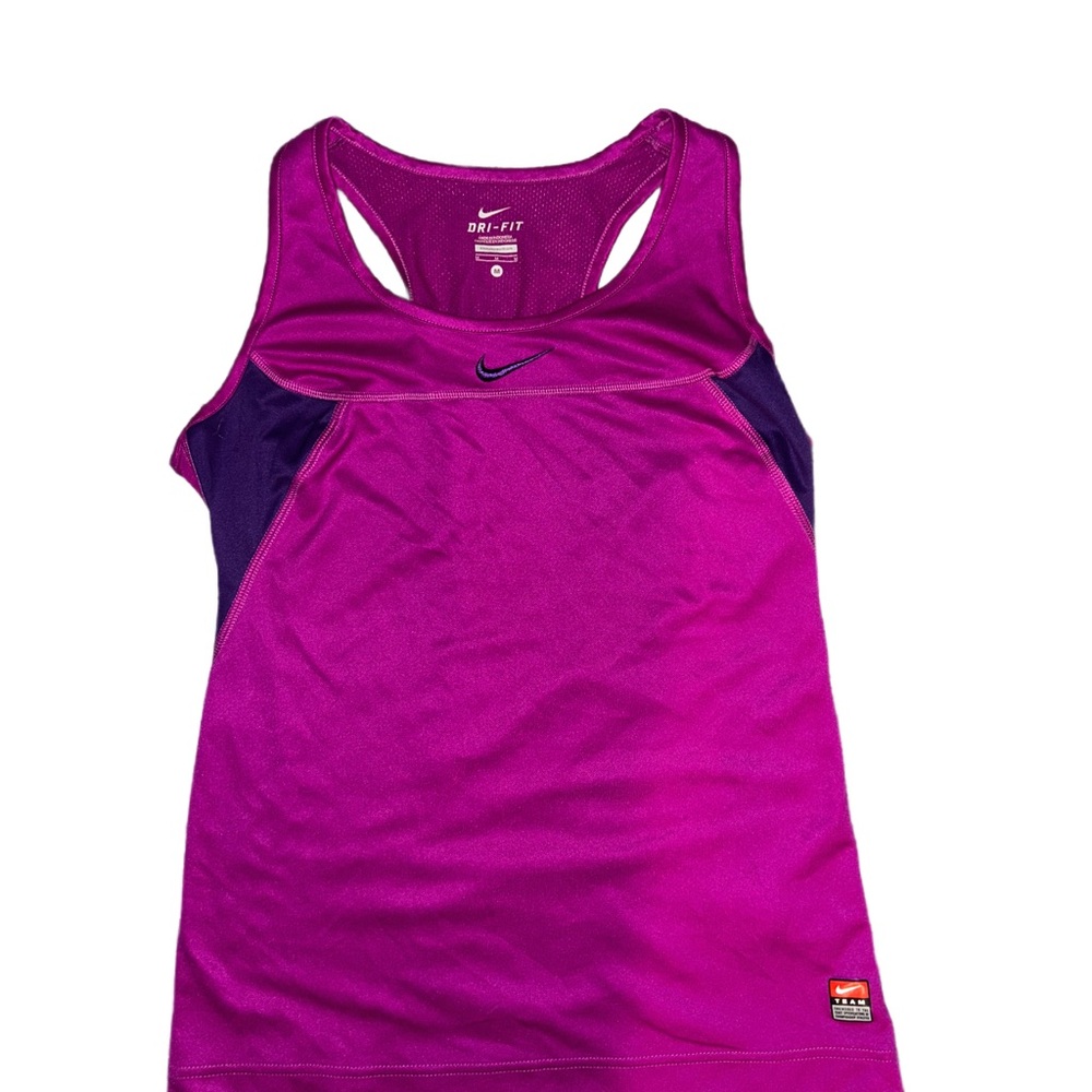 Nike Magenta and Dark Purple Tank Top